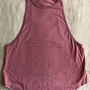 lululemon rose colored tank top